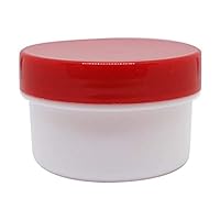 プラ容器A-1号(5) 600個　赤　(100個入り×6箱) 深型 エムアイケミカル 軟膏容器「プラ壷Aー6号」115mL 50個 透明